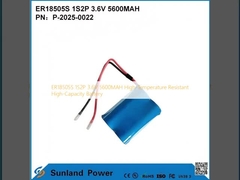 ER18505S 1S2P 3.6V 5600MAH Batteria ad alta capacità resistente alle alte temperature