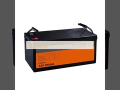 12V250AH batteria al litio Lifepo4, batteria a ciclo profondo integrata 200A BMS