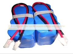 12.8V 4.6AH Batterie ricaricabili agli ioni di litio per utensili elettrici di ricambio per Playmobile