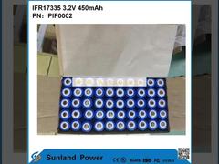 Batteria IFR17335 3.2V 450mah