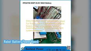 Aggiornamento batteria robot 25,6 V 30 Ah